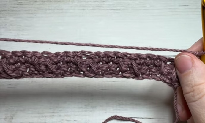 How to Crochet the Field Stitch Photo Tutorial