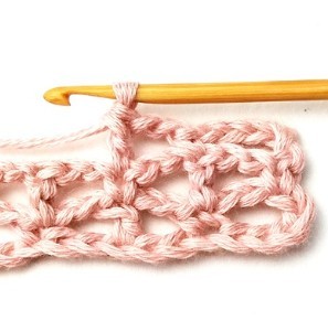 Simple Mixed Mesh Crochet Stitch Photo Tutorial