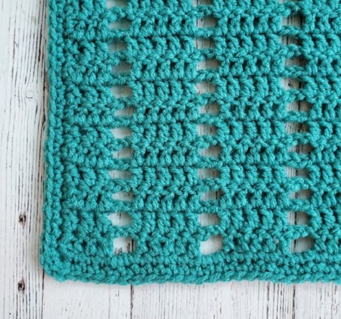 Vertical Filet Crochet Stitch Tutorial