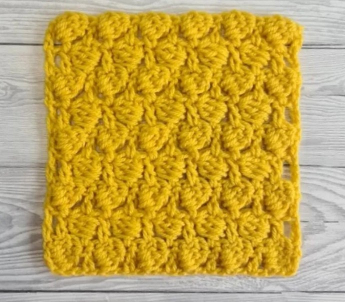 How to Crochet the Boxed Puff Stitch Photo Tutorial