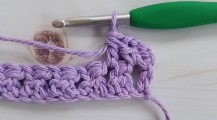 Paired Double Crochet Stitch Photo Tutorial