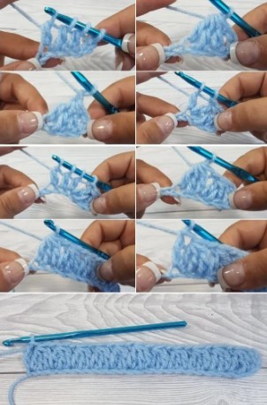 How to Crochet the Modified Trinity Stitch Photo Tutorial