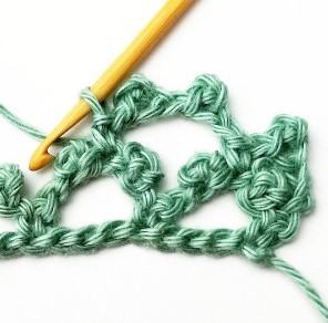 How to Crochet the Picot Mesh Stitch Photo Tutorial