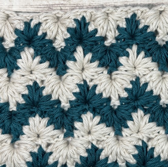 How to Crochet the Puff Chevron Stitch Photo Tutorial