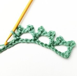 How to Crochet the Picot Mesh Stitch Photo Tutorial