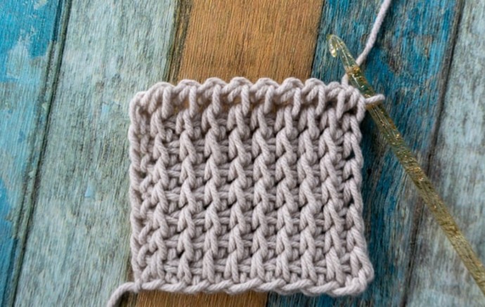 Tunisian Half Double Crochet Stitch Photo Tutorial