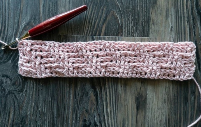 Diagonal Stripes Crochet Stitch Tutorial