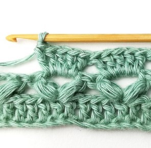 The Block and Puff V Crochet Stitch Photo Tutorial