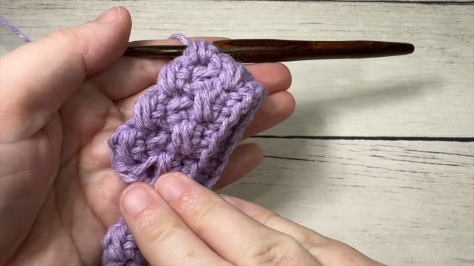 How to Crochet the Slip Stitch Cluster Photo Tutorial