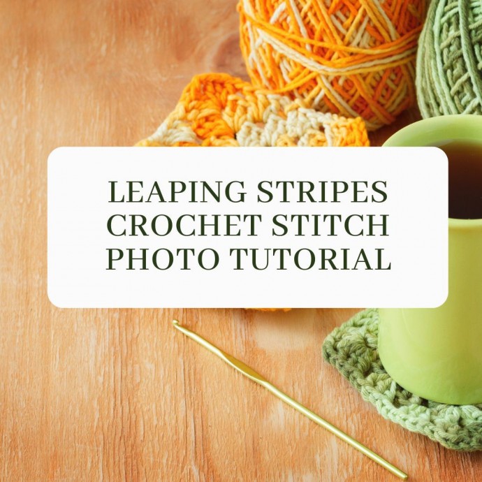 Leaping Stripes Crochet Stitch Photo Tutorial