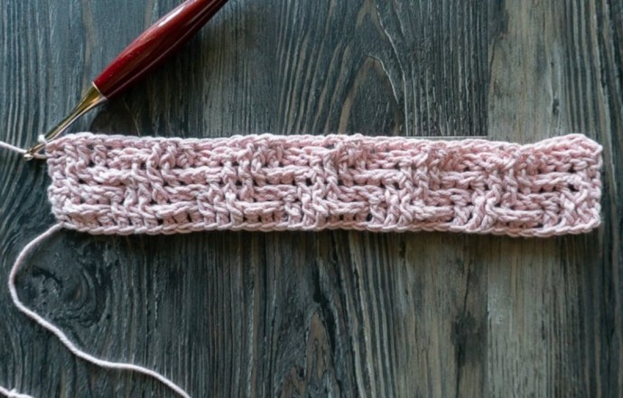 Diagonal Stripes Crochet Stitch Tutorial