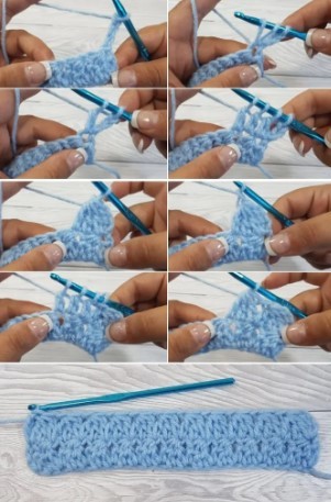 How to Crochet the Modified Trinity Stitch Photo Tutorial