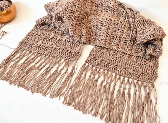 How to Make Double Knotted Fringe Photo Tutorial