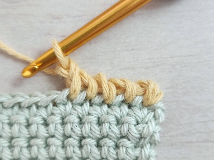 Twisted Single Crochet Photo Tutorial