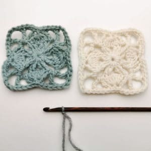 Crochet Flat Slip Stitch Join Photo Tutorial