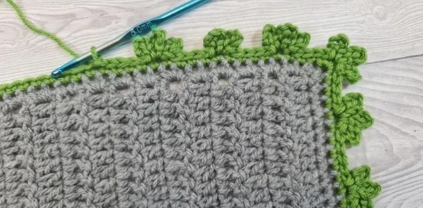 Triple Picot Border Crochet Photo Tutorial