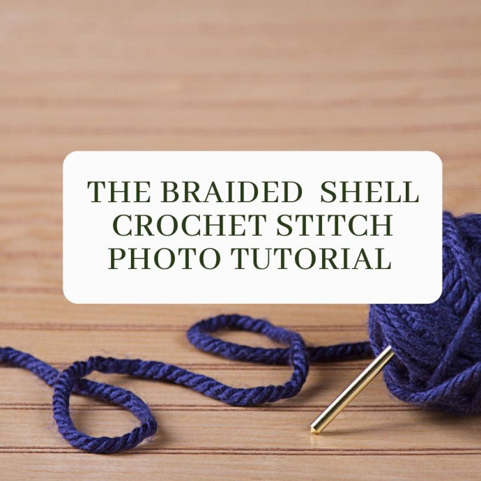 The Braided Shell Crochet Stitch Photo Tutorial