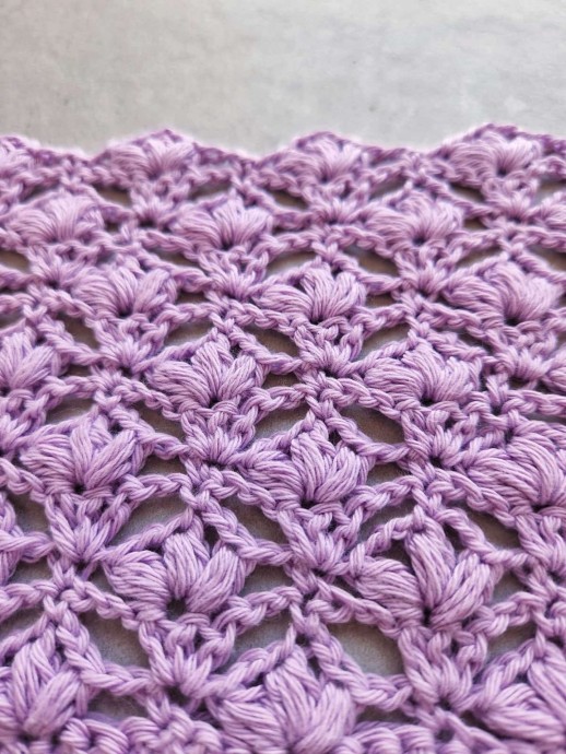 How to Crochet the Lace Flower Stitch Photo Tutorial