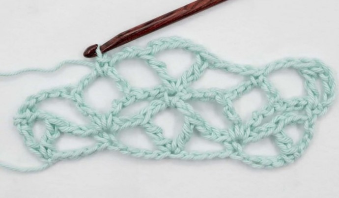 Lace Star Flower Crochet Stitch Photo Tutorial