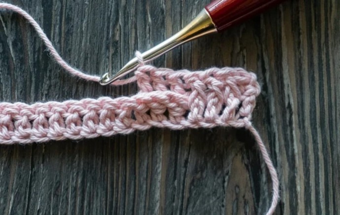 Diagonal Stripes Crochet Stitch Tutorial