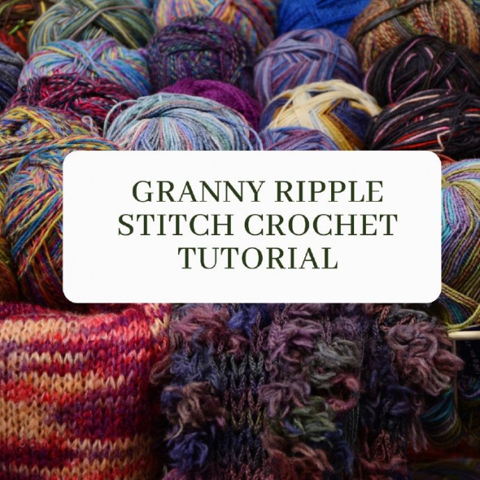 Granny Ripple Stitch Crochet Tutorial