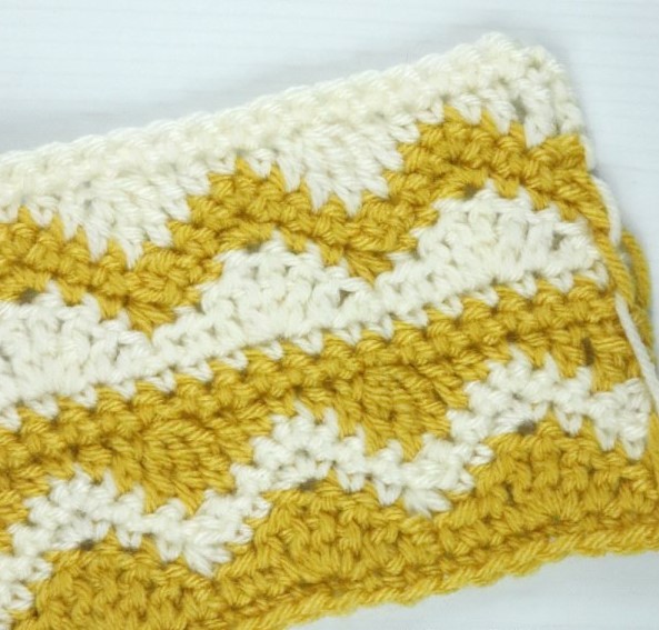 How to Crochet the Wave and Chevron Stitch Photo Tutorial