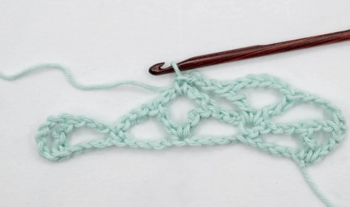 Lace Star Flower Crochet Stitch Photo Tutorial