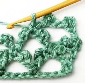 How to Crochet the Picot Mesh Stitch Photo Tutorial