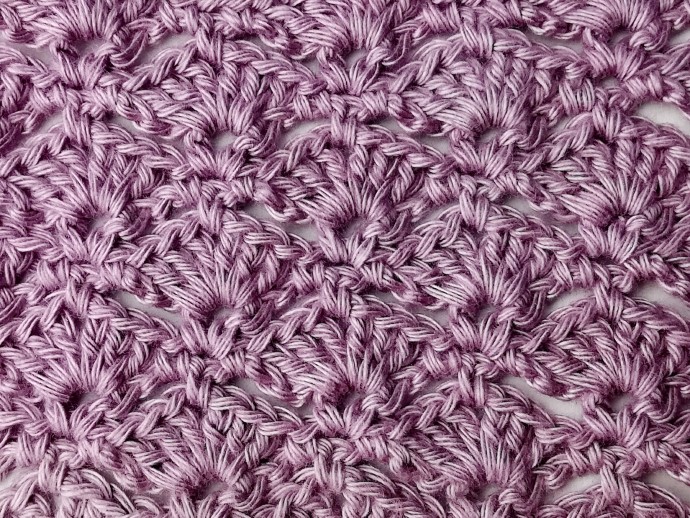 The Fantail Shell Crochet Stitch Photo Tutorial