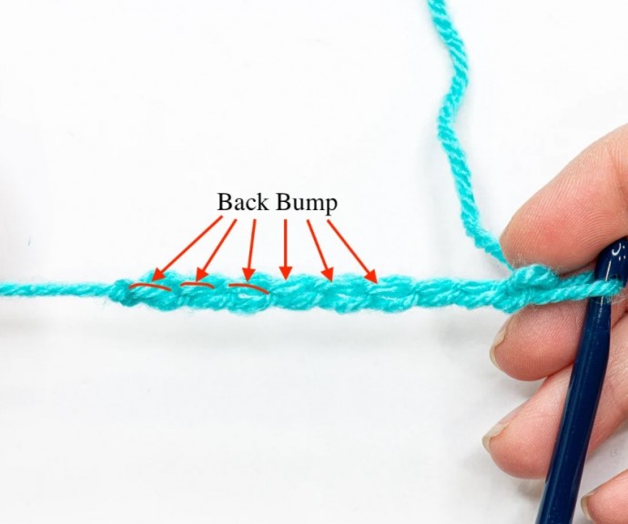 How to Crochet in the Back Bumps of a Chain Tutorial