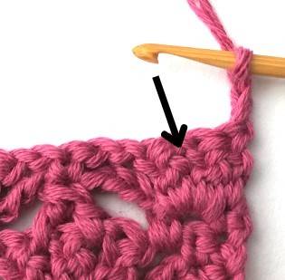 Flower and Triangle Crochet Stitch Photo Tutorial