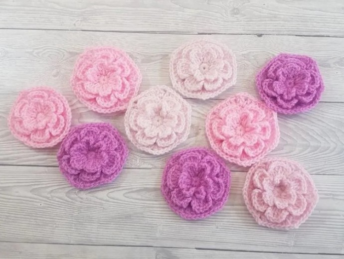 Simple Crochet Flower Hexagon Tutorial