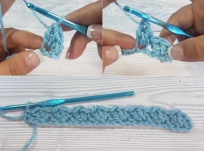 Textured Cluster Crochet Stitch Photo Tutorial