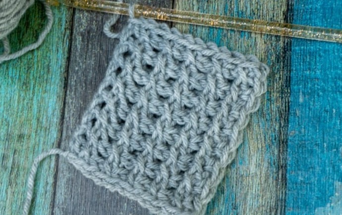 Tunisian Crossed Stitch Photo Tutorial