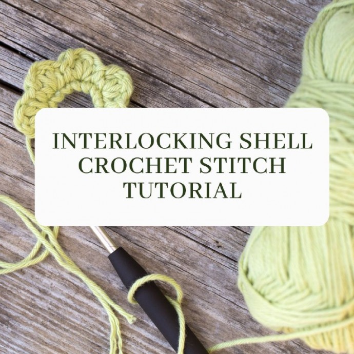 Interlocking Shell Crochet Stitch Tutorial