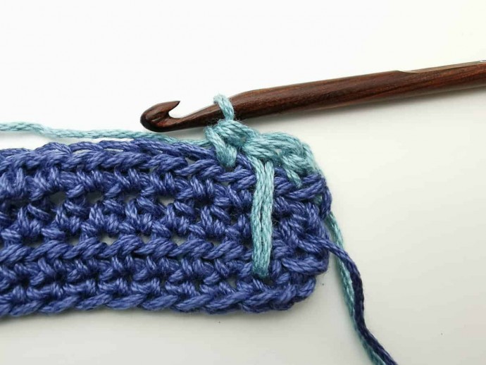 Spike Half Double Crochet Photo Tutorial