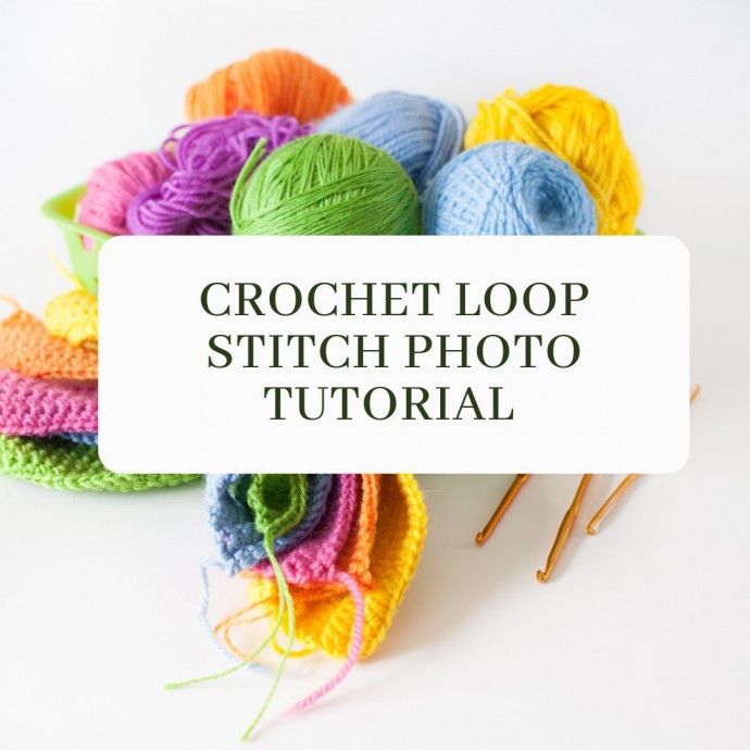 Crochet Loop Stitch Photo Tutorial