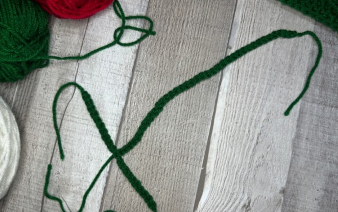 Dog Bone Christmas Stocking Crochet Pattern Photo Tutorial