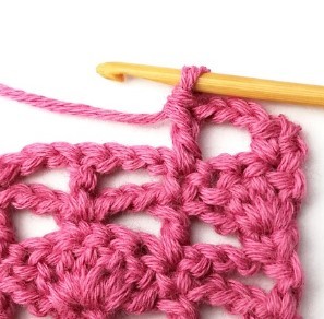 The Diagonal Shell Mesh Crochet Stitch Photo Tutorial