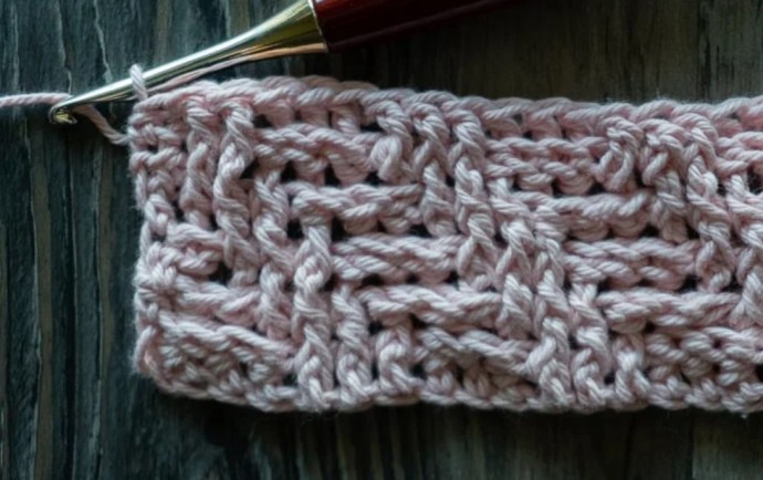 Diagonal Stripes Crochet Stitch Tutorial