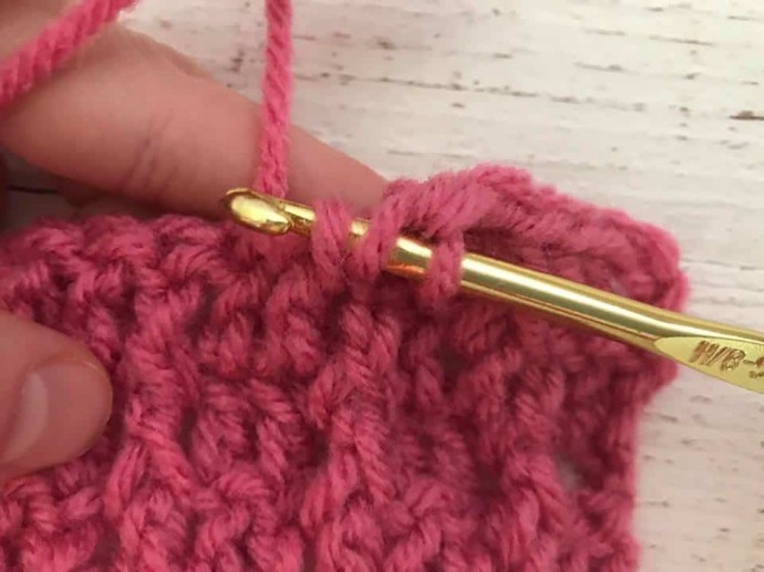 How to Crochet the Diagonal Post Stitch Photo Tutorial