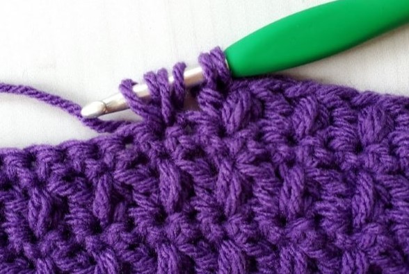 Mixed Cluster Crochet Stitch Photo Tutorial