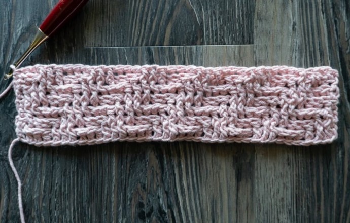 Diagonal Stripes Crochet Stitch Tutorial