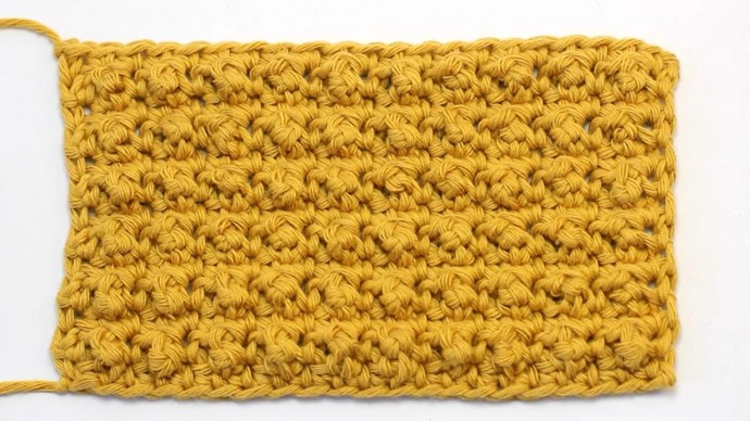How To Crochet The Aligned Cobble Stitch Photo Tutorial