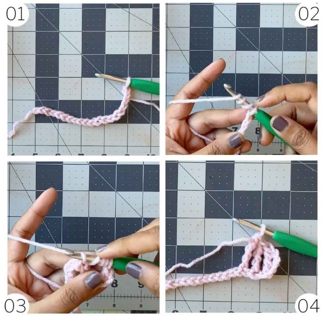 How To Double Treble Crochet Photo Tutorial