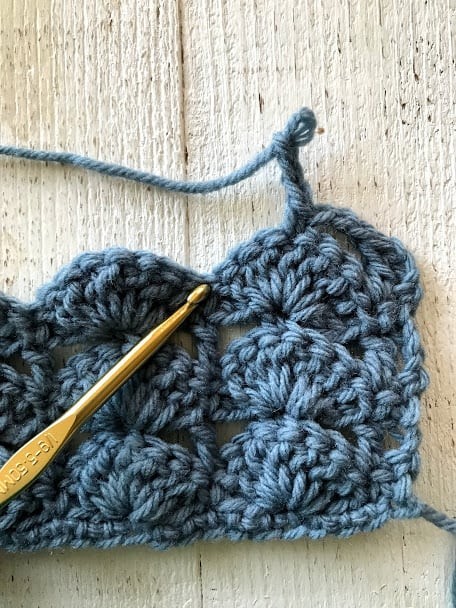 How to Crochet the Stacked Shell Stitch Photo Tutorial