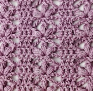 The Aligned Lotus Crochet Stitch Photo Tutorial