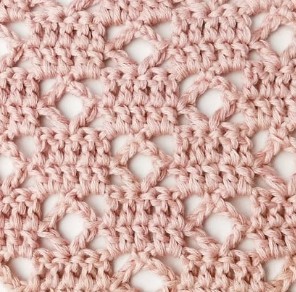 The Diagonal Diamond and Square Crochet Stitch Photo Tutorial