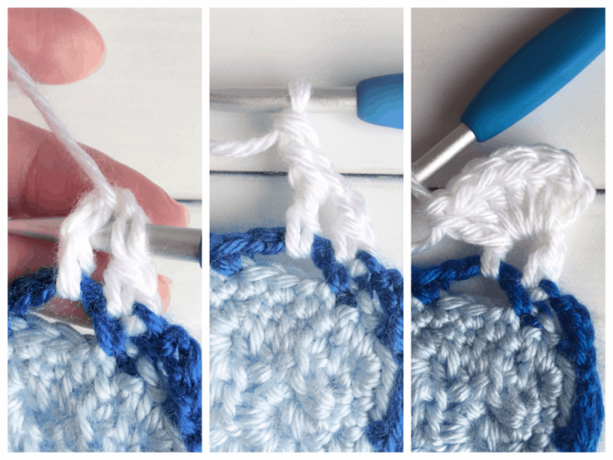 Curling Waves Crochet Border Photo Tutorial