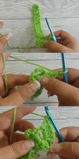 How to Crochet the Pointy Crocodile Stitch Photo Tutorial